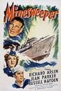 Richard Arlen, Russell Hayden, and Jean Parker in Minesweeper (1943)