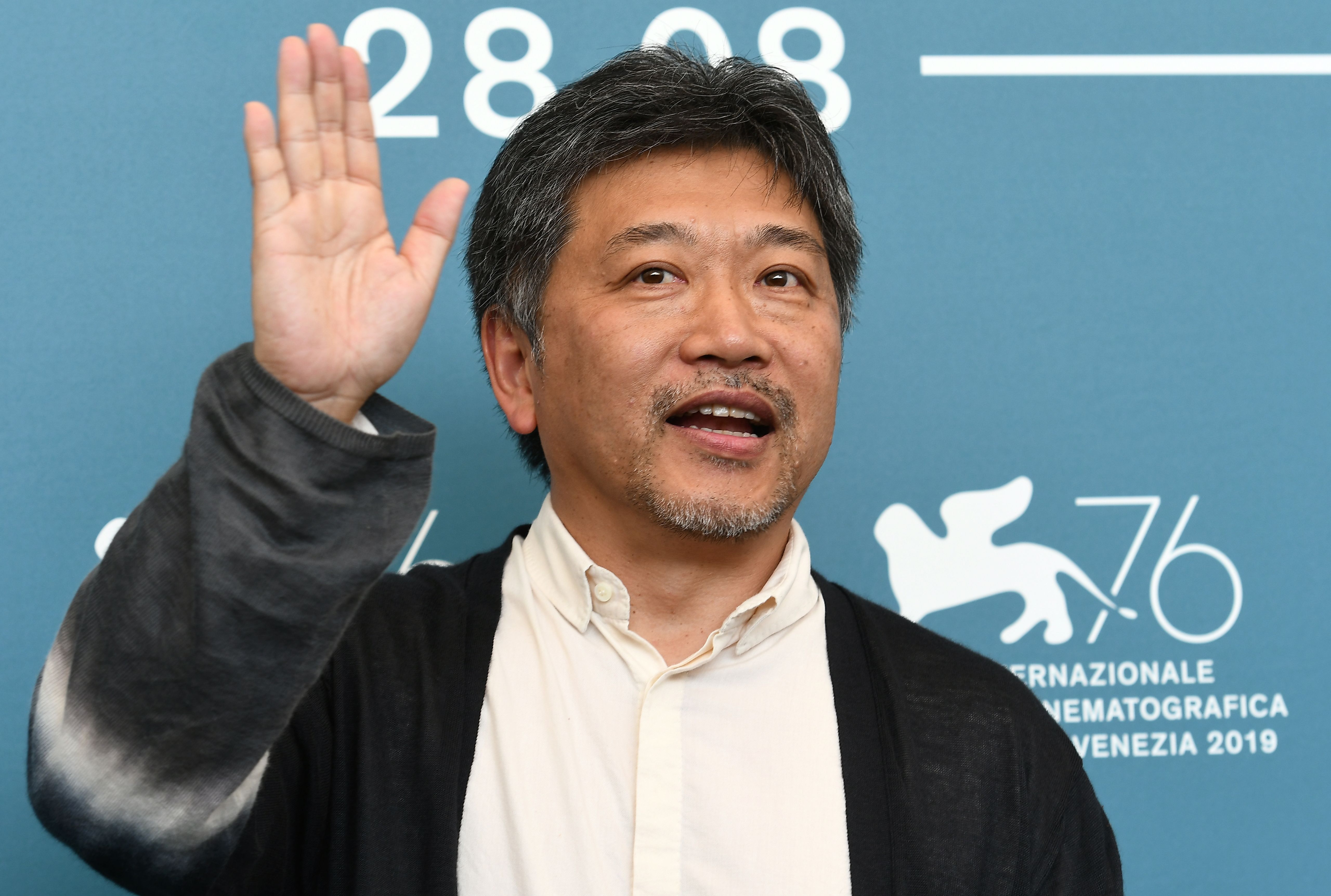 Hirokazu Koreeda at an event for The Truth (2019)