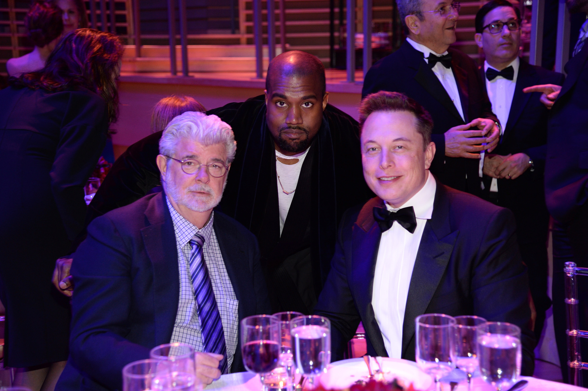 George Lucas, Ye, and Elon Musk