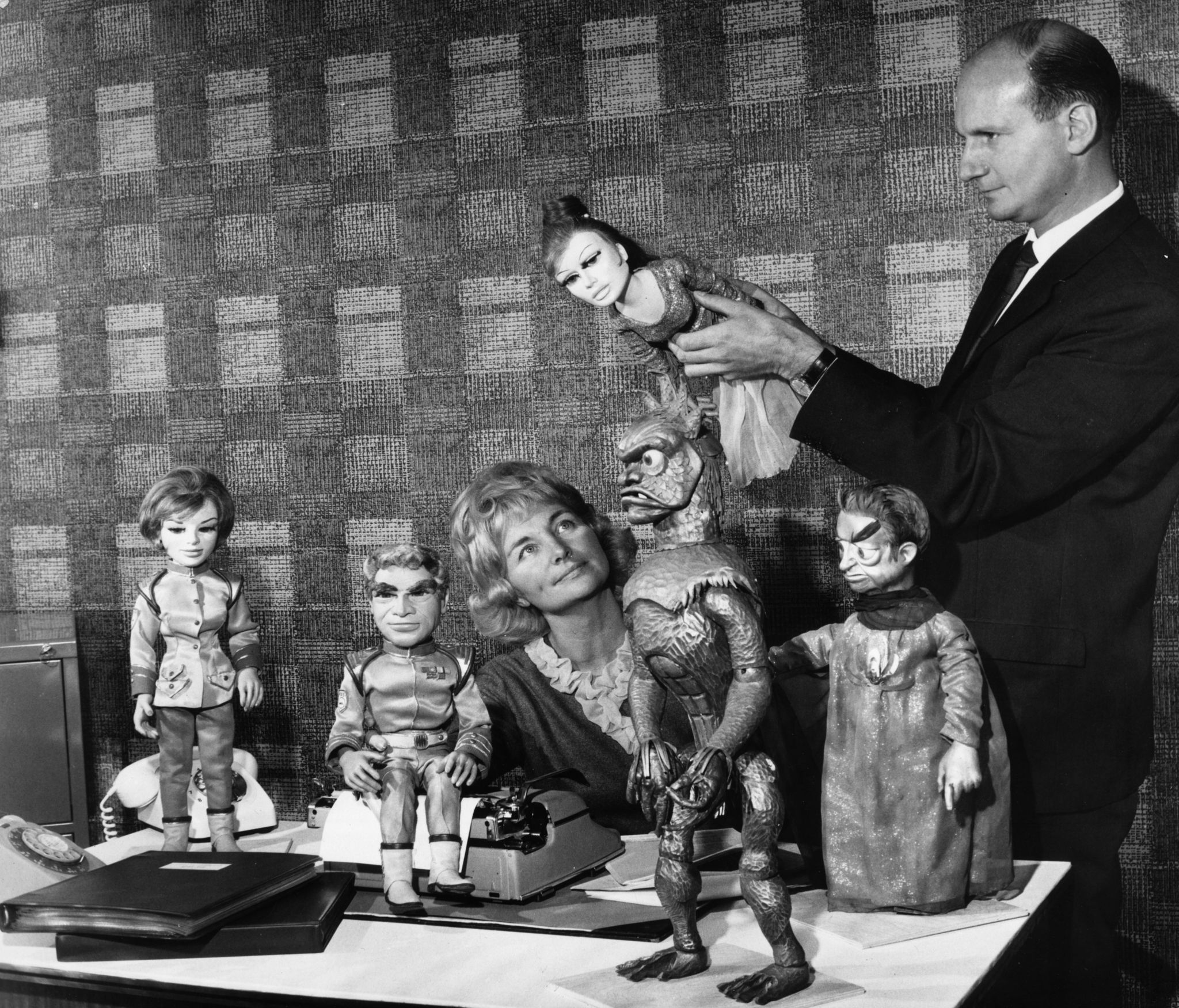 Gerry Anderson and Sylvia Anderson at an event for Thunderbirds (1965)