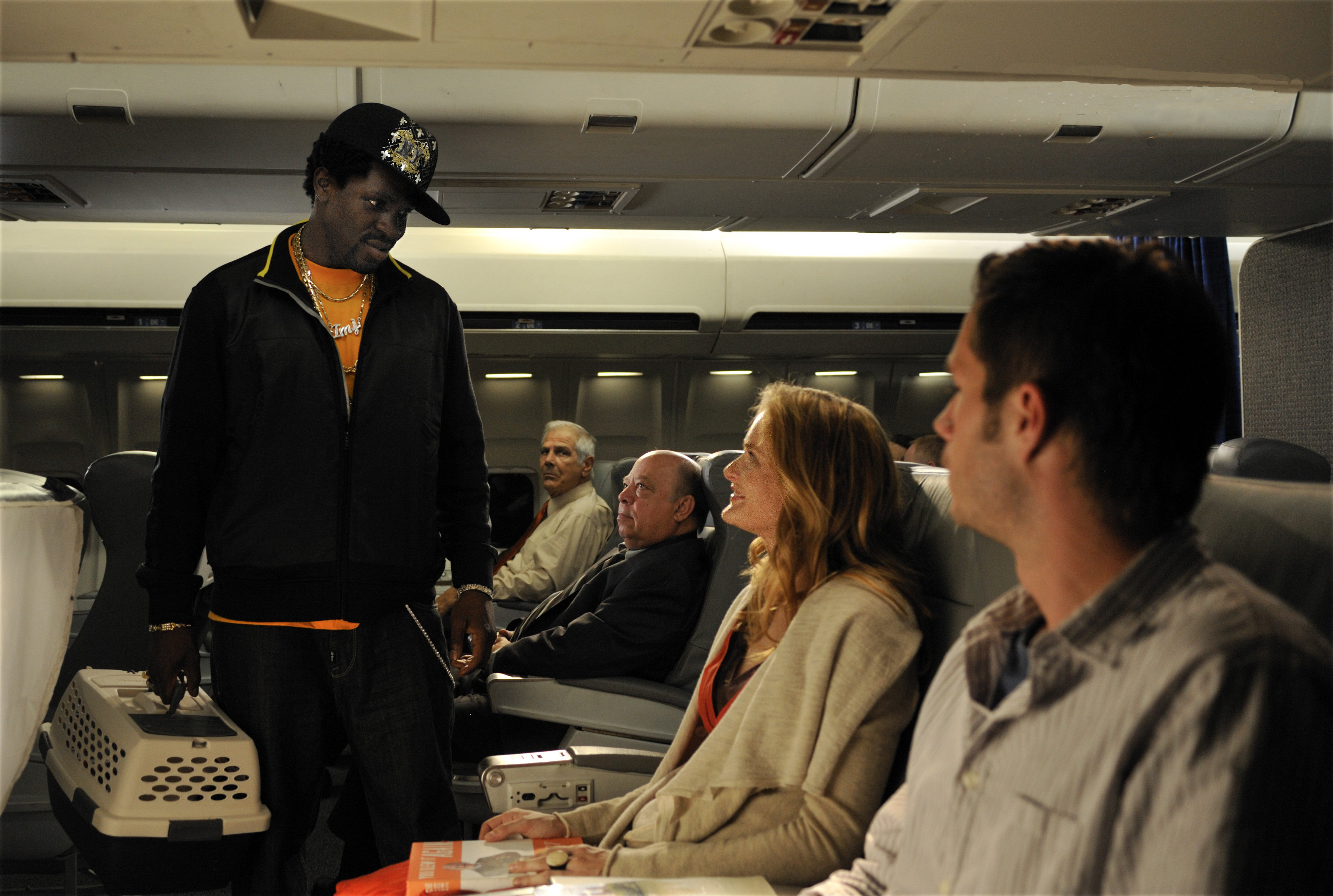 Rachel Blanchard, James D'Arcy, and Gbenga Akinnagbe in Overnight (2012)