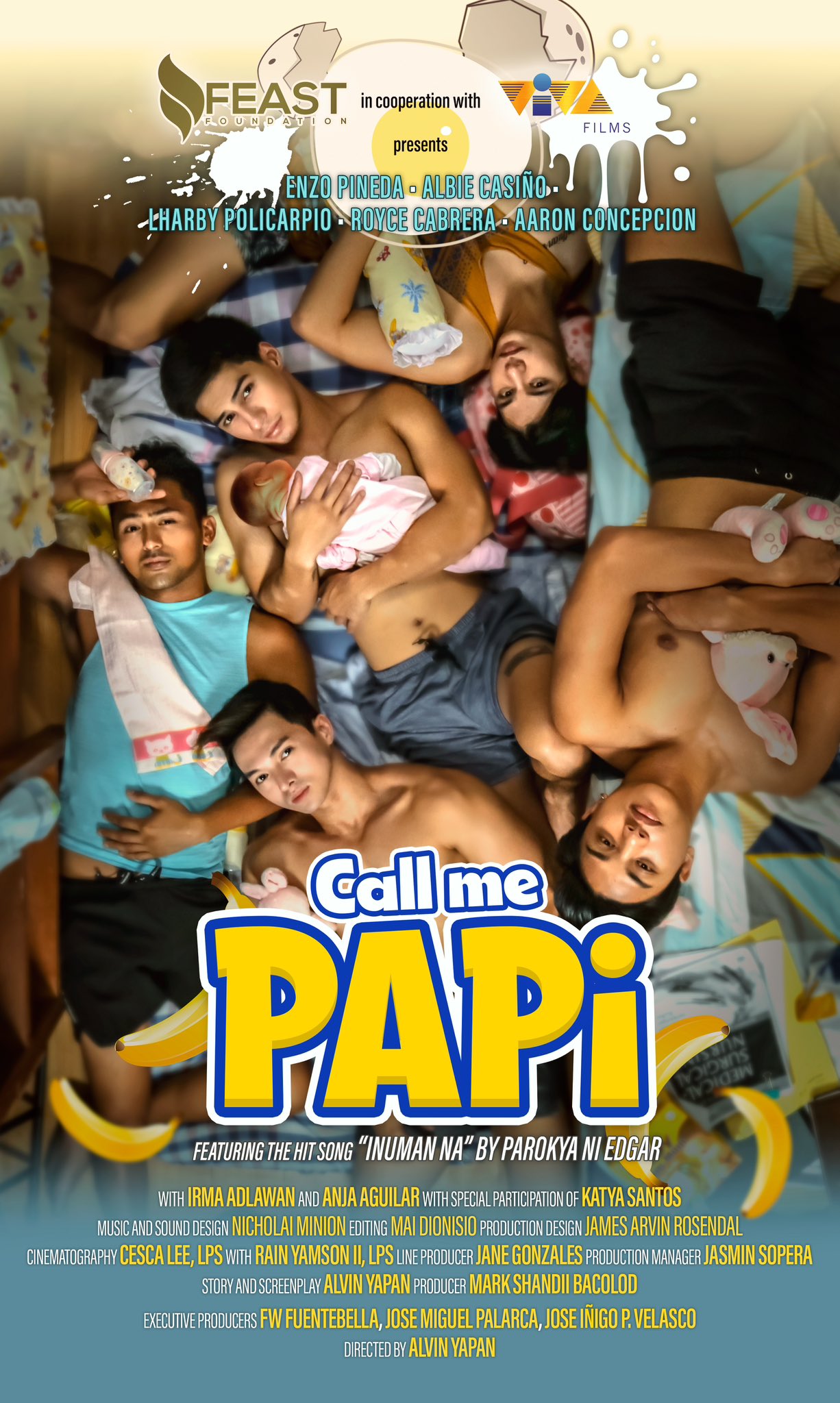 Royce Cabrera, Aaron Concepcion, Enzo Pineda, Albie Casiño, and Lharby Policarpio in Call Me Papi (2022)