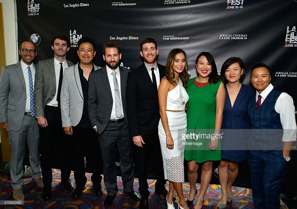 Cast and Crew of "It's Already Tomorrow in Hong Kong" at the Los Angeles Film Festival World Premiere screening.  