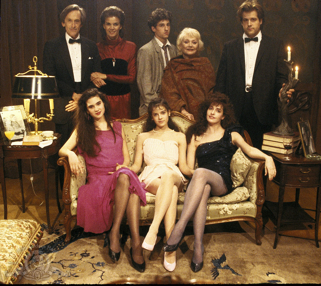 Jennifer Connelly, Patrick Dempsey, Florinda Bolkan, Lance Edwards, Ashley Greenfield, Andre Gregory, Lila Kedrova, and Sheila Kelley in Some Girls (1988)