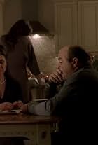 Dan Grimaldi, Phyllis Kay, Arthur J. Nascarella, Dennis Paladino, Jamie-Lynn Sigler, and Aida Turturro in The Sopranos (1999)