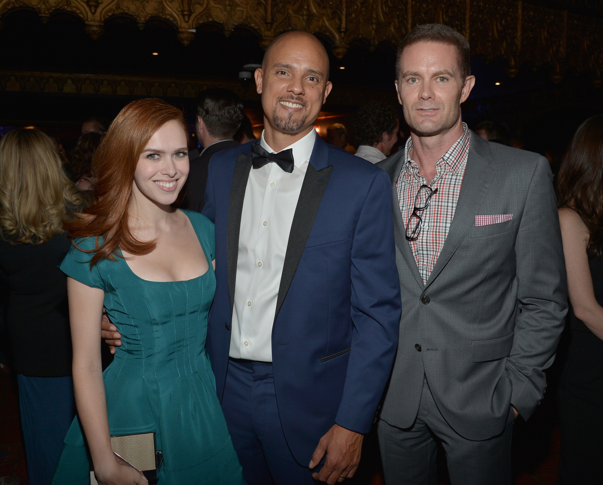 Garret Dillahunt, Ben Watkins, and Elizabeth McLaughlin at an event for Hand of God (2014)