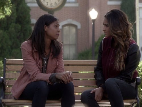 Aeriél Miranda and Shay Mitchell in Pretty Little Liars (2010)