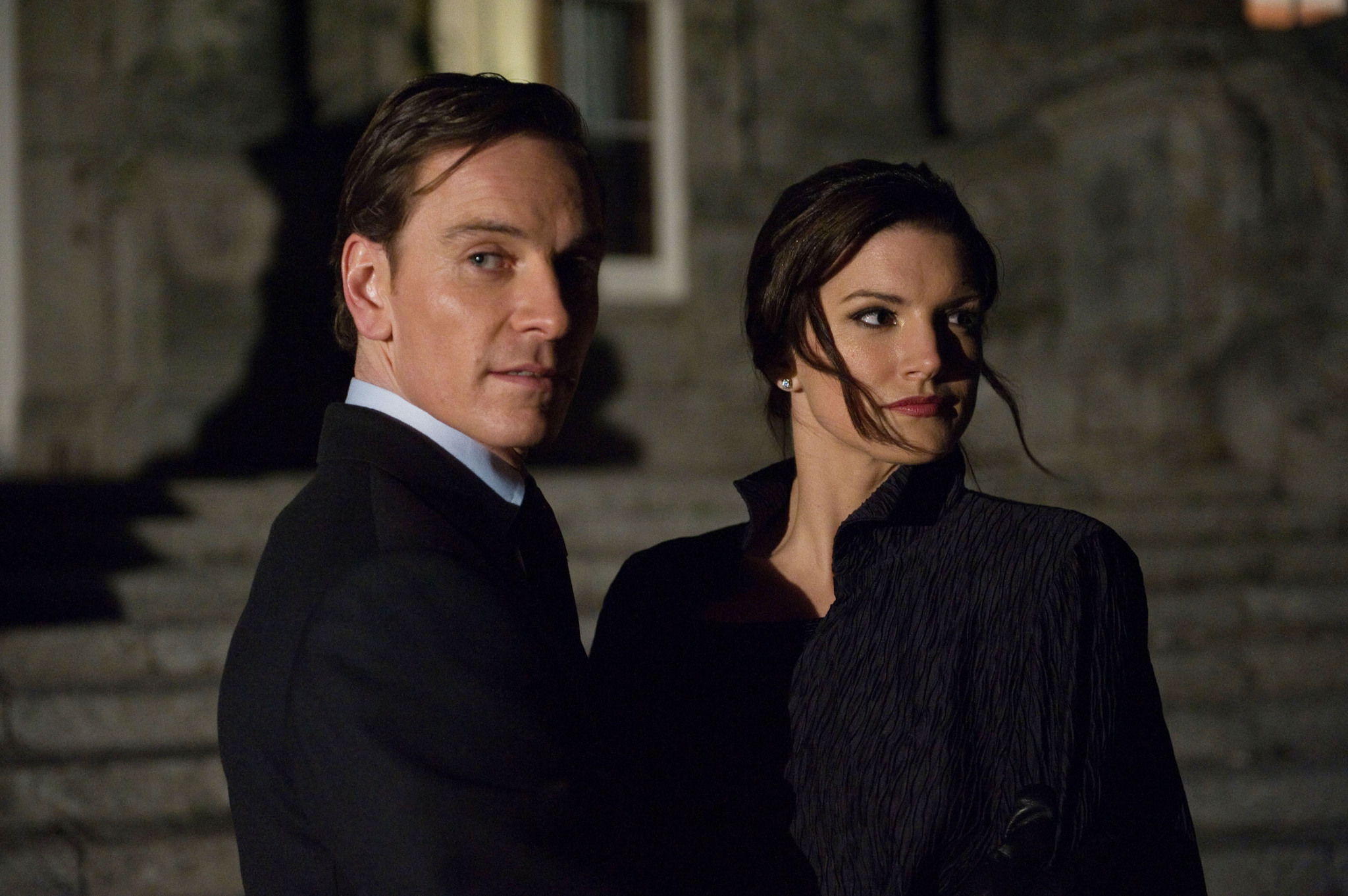 Michael Fassbender and Gina Carano in Haywire (2011)