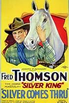 Fred Thomson and Silver King the Horse in Silver Comes Through (1927)