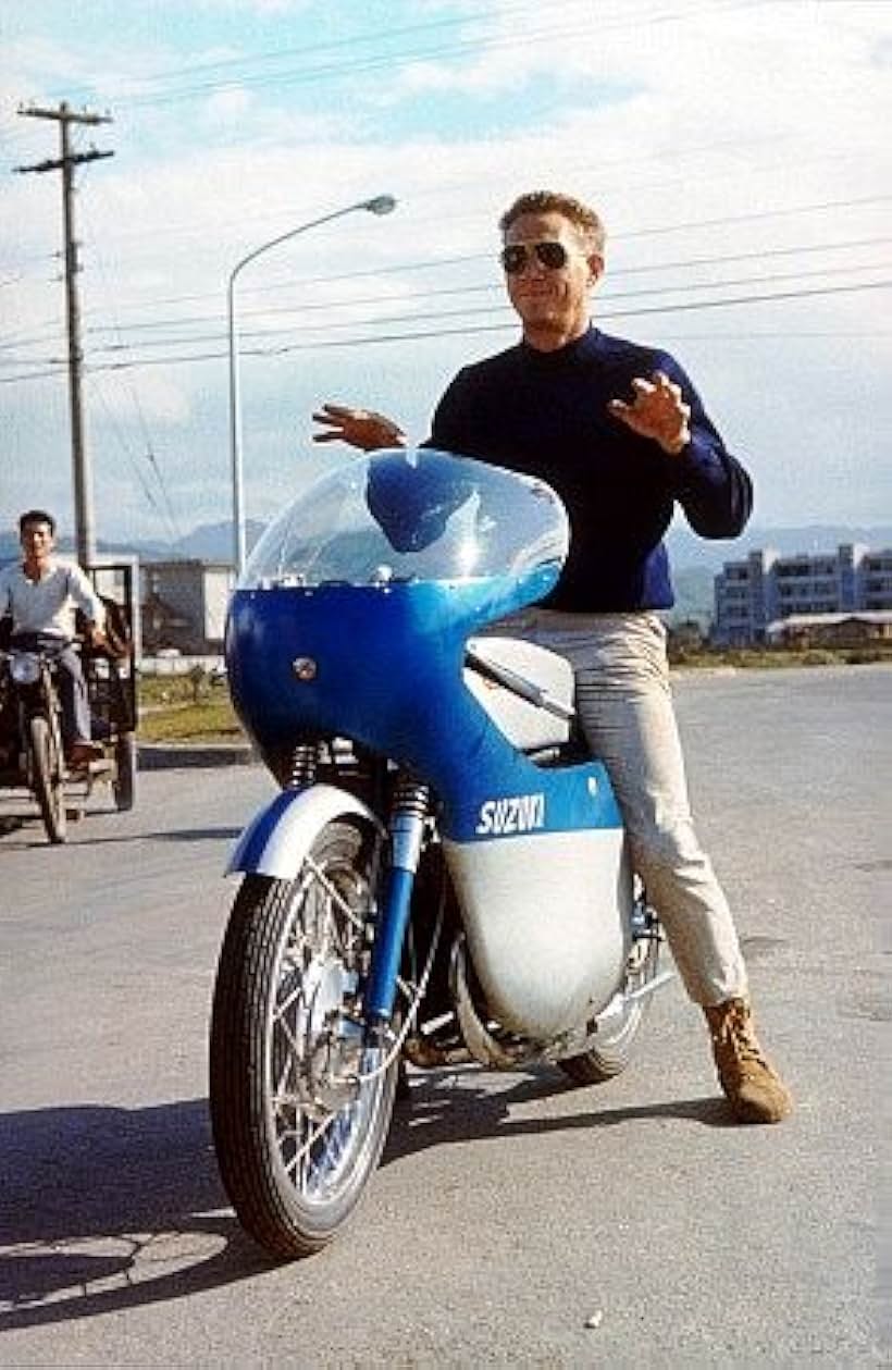 Steve McQueen in Japan during filming of "The Sand Pebbles"