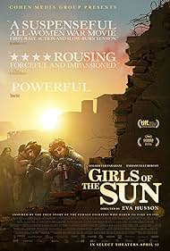 Emmanuelle Bercot, Golshifteh Farahani, and Mehdi Taleghani in Girls of the Sun (2018)