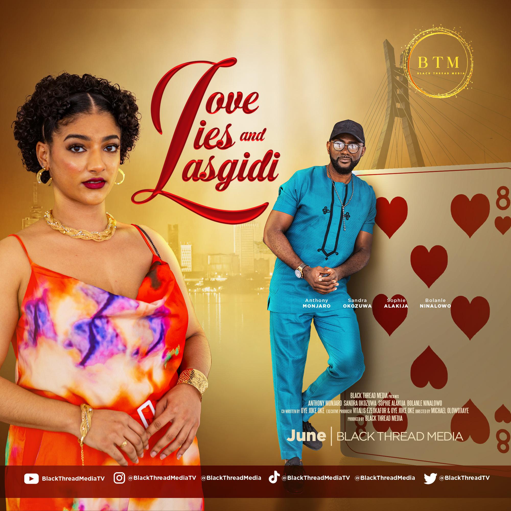 Sophie Alakija and Anthony Monjaro in Love Lies and Lasgidi (2023)