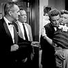 James Dean, Jim Backus, Edward Platt, and Ann Doran in 