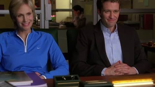 Jane Lynch and Matthew Morrison in Glee (2009)