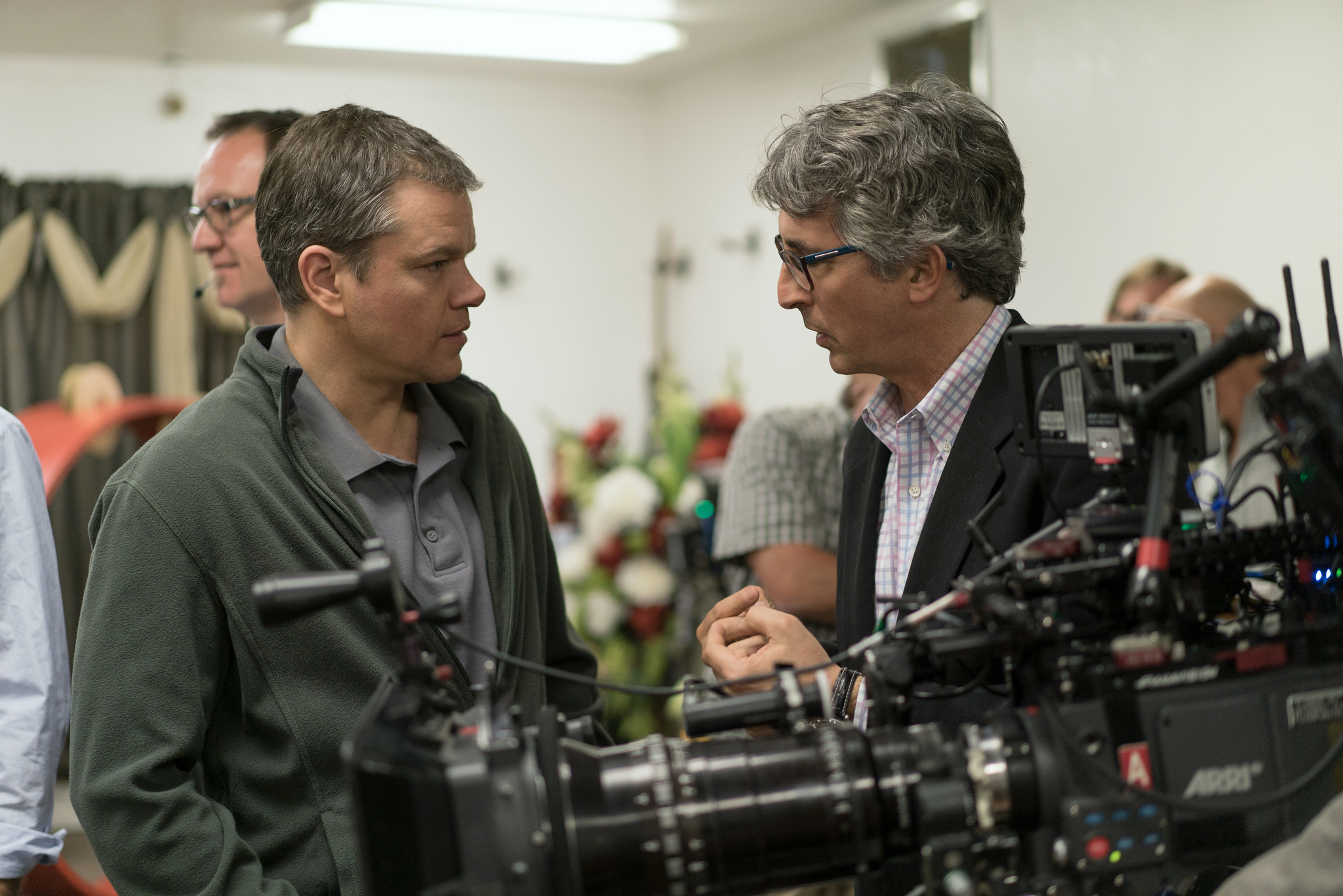 Matt Damon and Alexander Payne in Downsizing (2017)