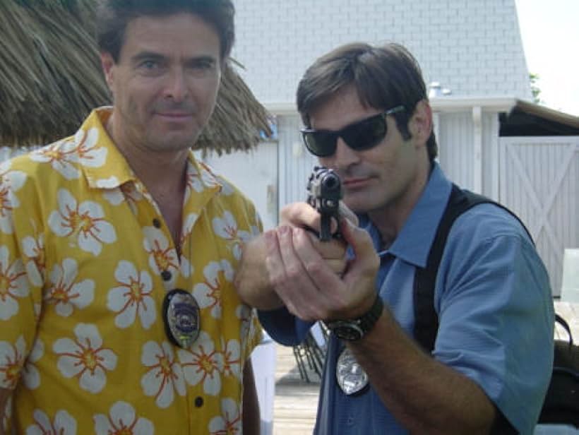 Steve Roth (L) and Andy Sottilare (R) on the set of "Carlita's Secret"