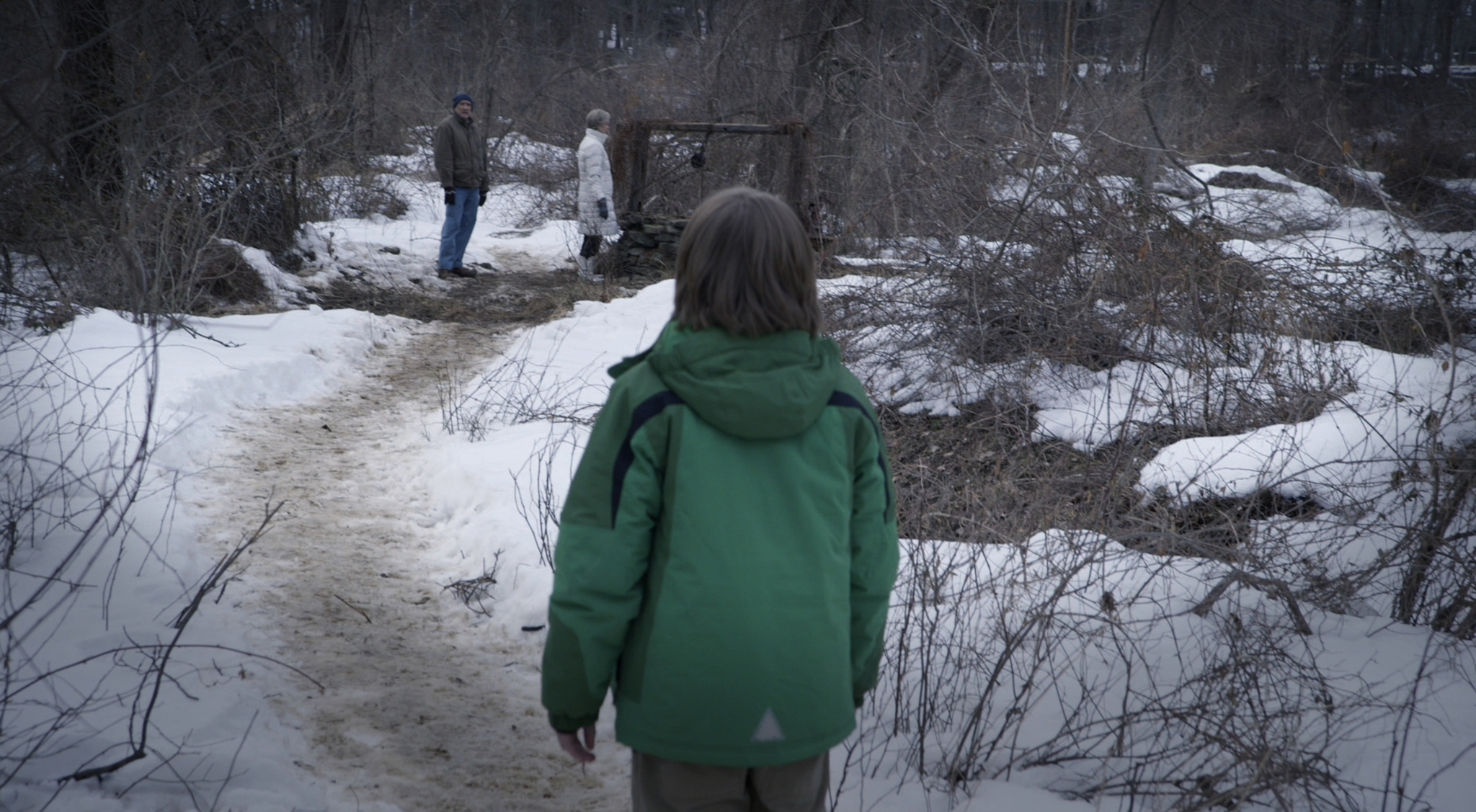 Deanna Dunagan, Peter McRobbie, and Ed Oxenbould in The Visit (2015)