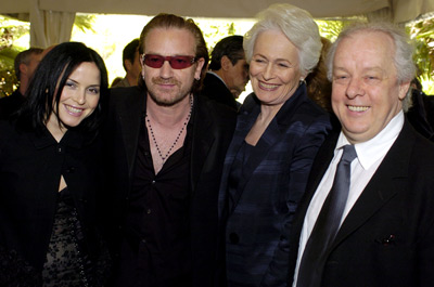 Bono, Andrea Corr, and Jean Firstenberg