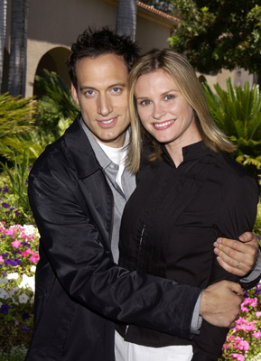 Elon Gold and Bonnie Somerville at an event for In-Laws (2002)