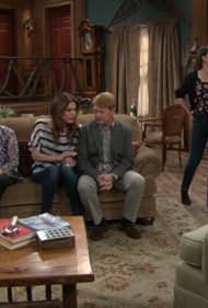 Dave Foley, Jane Leeves, Georgia Engel, D.W. Moffett, Betty White, and Constance Zimmer in Hot in Cleveland (2010)