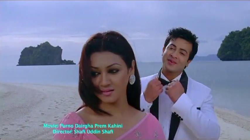 Shakib Khan and Jaya Ahsan in Purnodoirgho Prem Kahini (2013)