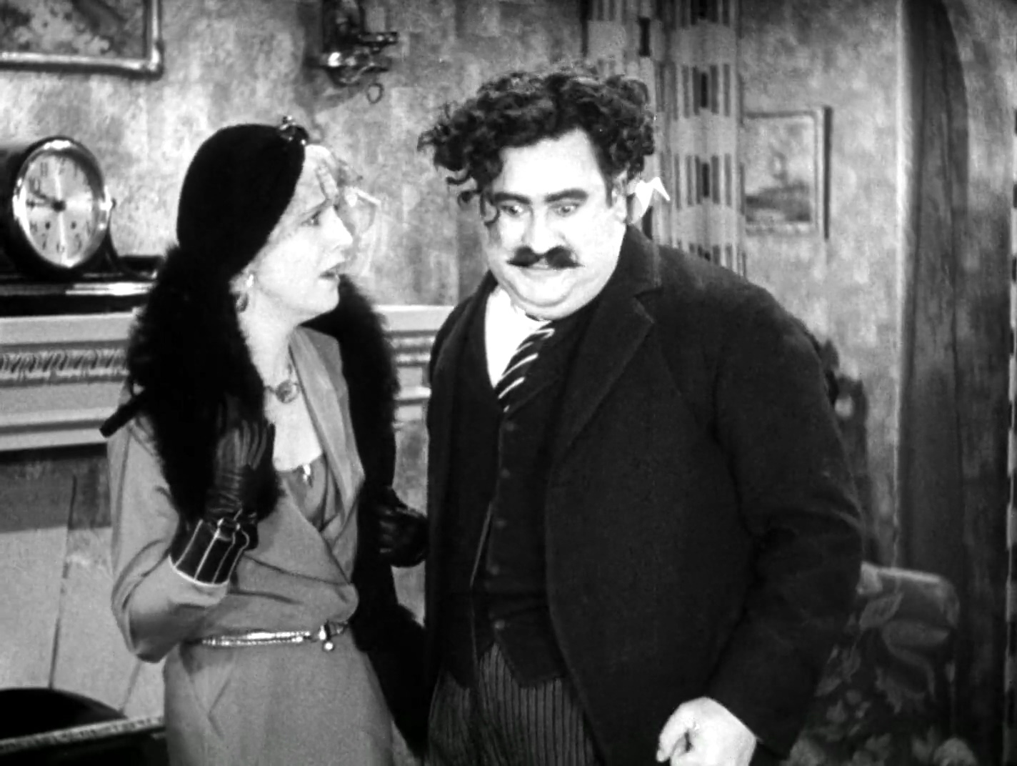 Billy Gilbert and Hazel Howell in The Music Box (1932)