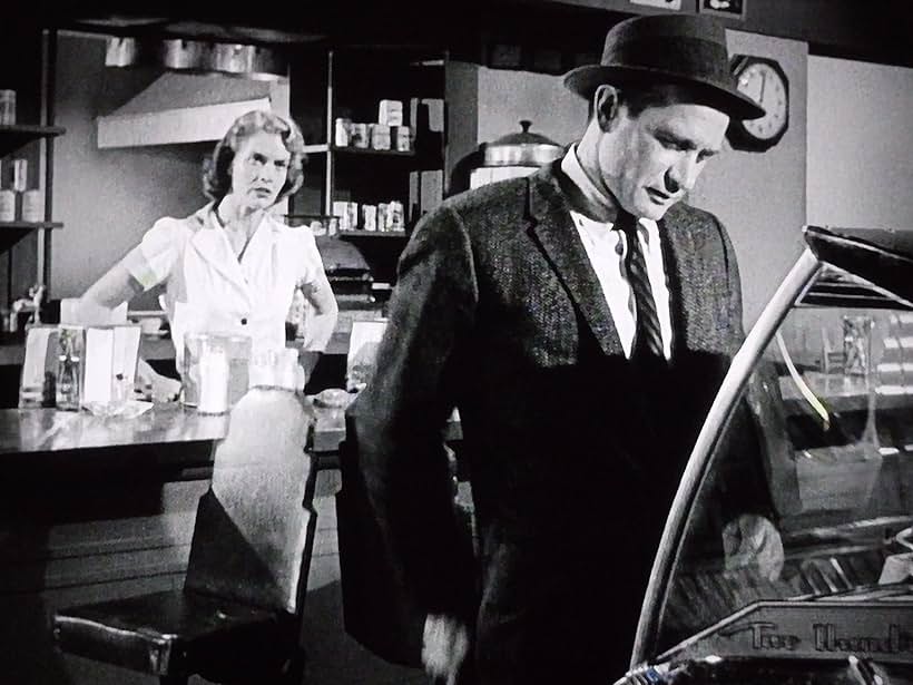 Darren McGavin and Priscilla Amidon in Mike Hammer (1958)