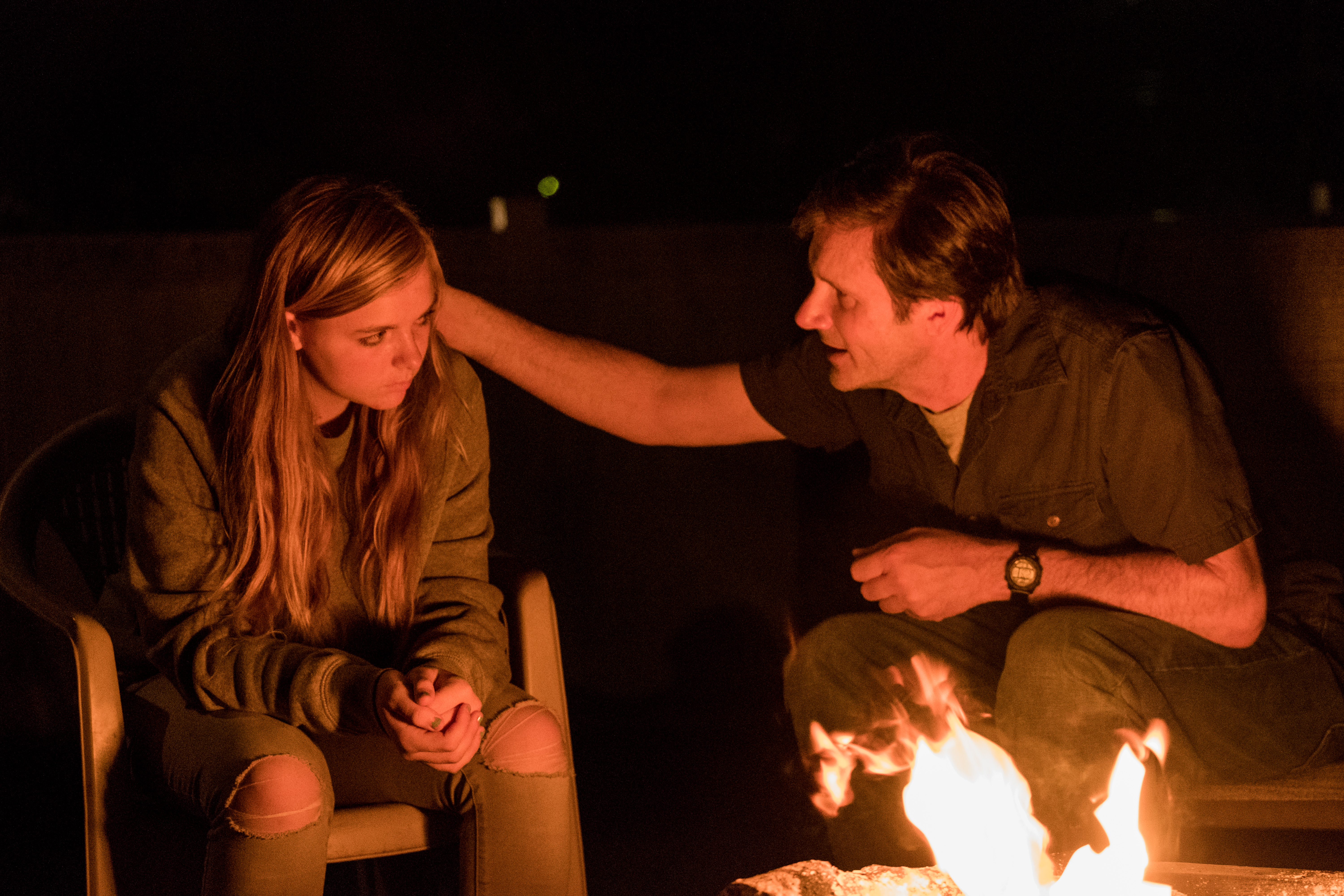 Josh Hamilton and Elsie Fisher in Eighth Grade (2018)