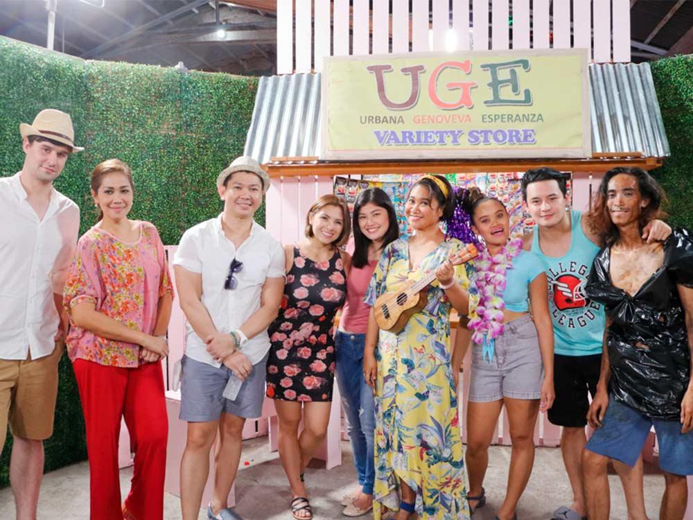 Eugene Domingo, Jojo Nones, Rubi Rubi, Ashley Rivera, Thea Tolentino, Divine Aucina, Kevin Sagra, Skelly Clarkson, and Eric Buzbee in Dear Uge (2016)