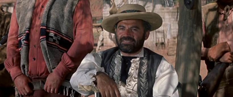 Tom Hennesy and Nehemiah Persoff in The Comancheros (1961)