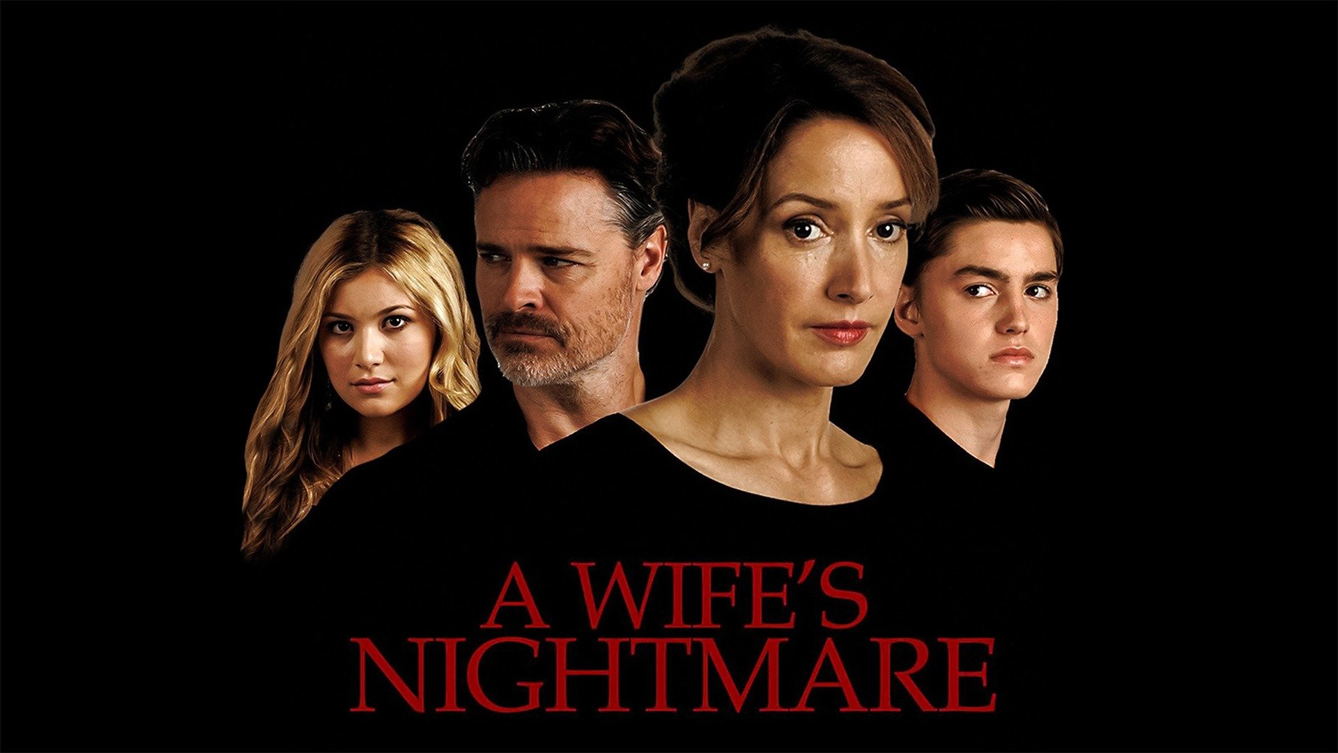 Jennifer Beals, Dylan Neal, Spencer List, and Lola Tash in A Wife's Nightmare (2014)