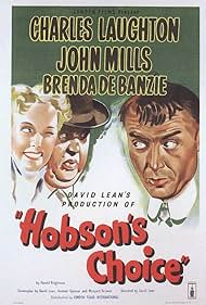 Charles Laughton, Brenda de Banzie, and John Mills in Hobson il tiranno (1954)