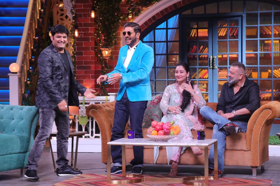 Sanjay Dutt, Chunky Pandey, Manyata Dutt, and Kapil Sharma in Khalnayak of Indian Cinema (2019)