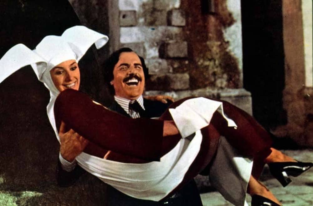 Carlo Giuffrè and Paola Tedesco in Le seminariste (1976)