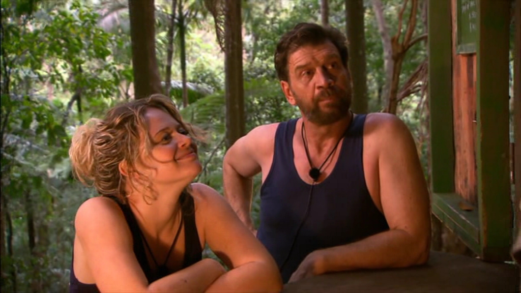 Nick Knowles and Emily Atack in I'm a Celebrity, Get Me Out of Here! (2002)