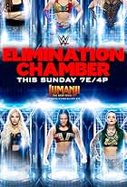 Nattie Neidhart, Shayna Andrea Baszler, Sarah Bridges, Dori Elizabeth Prange, Gionna Daddio, and Kanako Urai in WWE Elimination Chamber (2020)