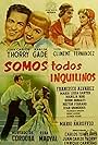 Tito Climent, Analía Gadé, Juan Carlos Thorry, Elsa Marval, Hurtado de Córdoba, and Inés Fernández in Somos todos inquilinos (1954)