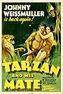 Maureen O'Sullivan and Johnny Weissmuller in Tarzan and His Mate (1934)