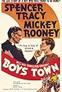 Spencer Tracy and Mickey Rooney in Boys Town (1938)