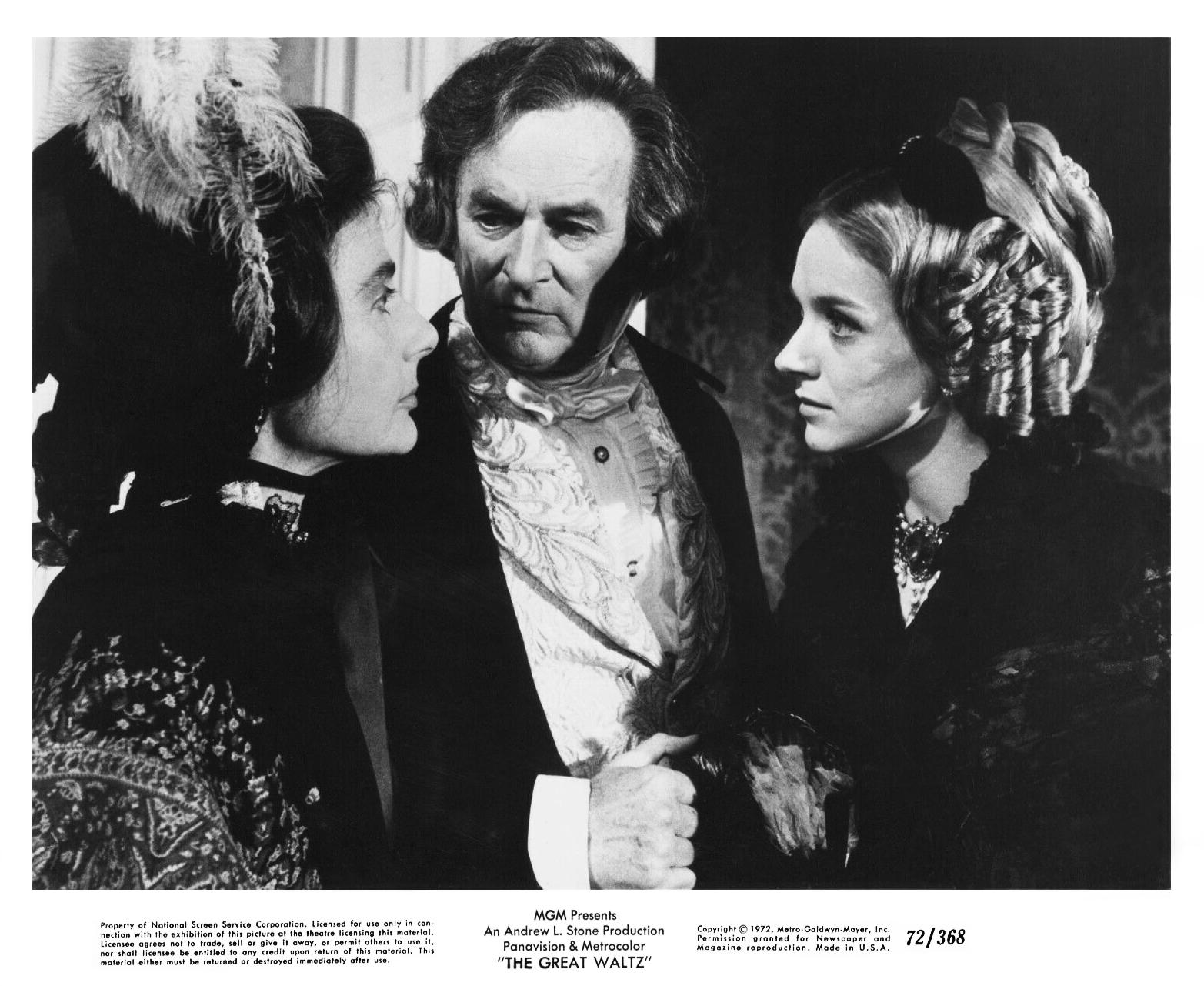 Yvonne Mitchell, Nigel Patrick, and Susan Robinson in The Great Waltz (1972)