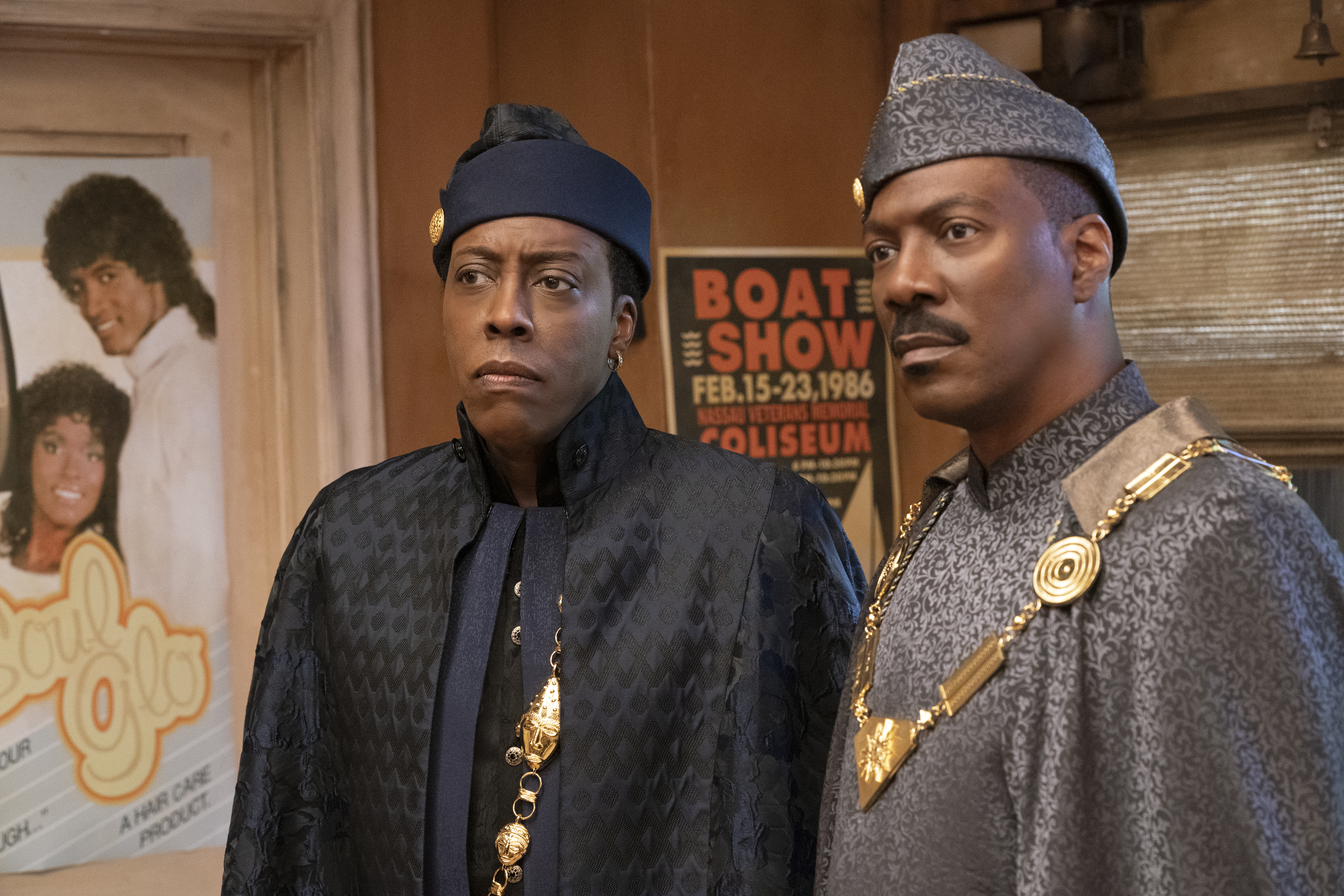 Eddie Murphy and Arsenio Hall in Coming 2 America (2021)