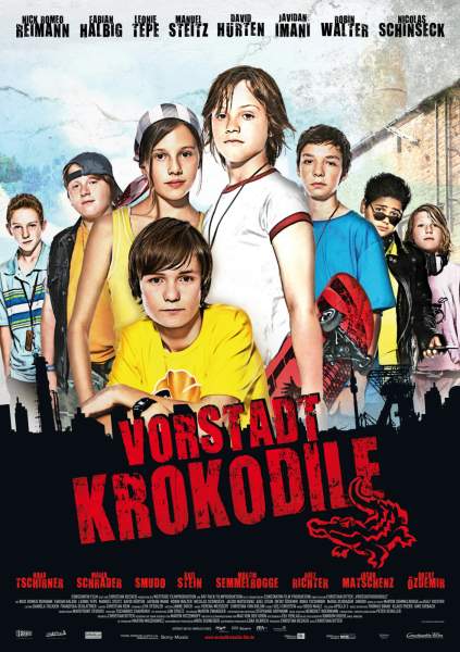 Manuel Steitz, Nick Romeo Reimann, Fabian Halbig, Nicolas Schinseck, Leonie Tepe, Robin Walter, Javidan Imani, and David Hürten in Vorstadtkrokodile (2009)