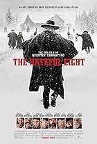 Samuel L. Jackson, Jennifer Jason Leigh, Michael Madsen, Tim Roth, Kurt Russell, Bruce Dern, Demián Bichir, and Walton Goggins in The Hateful Eight (2015)