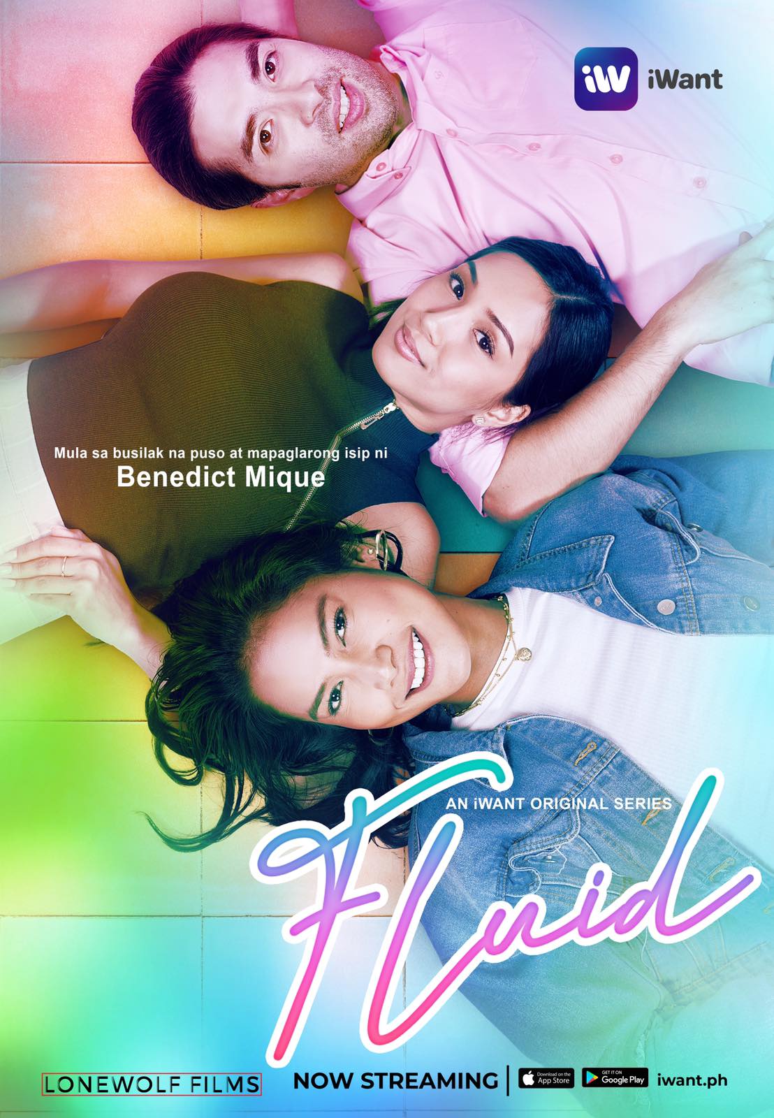 Roxanne Barcelo, Joross Gamboa, and Ann Lorraine Colis in Fluid (2020)