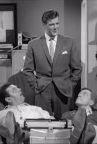 Roger Moore, Jerry Stovin, and Paul Whitsun-Jones in The Saint (1962)