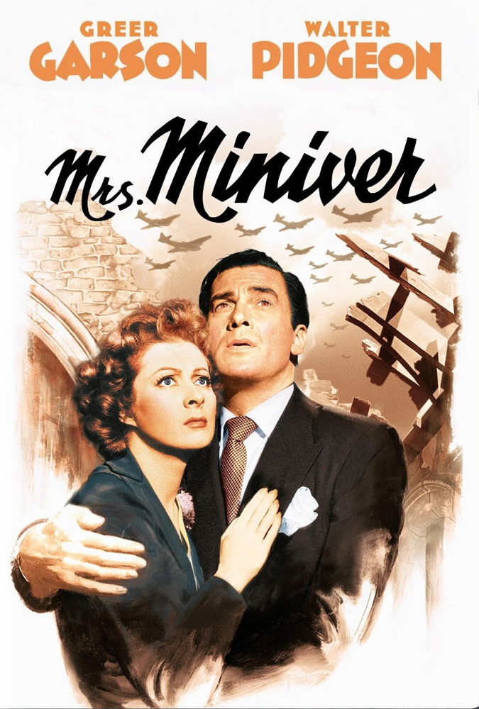 Greer Garson and Walter Pidgeon in Mrs. Miniver (1942)