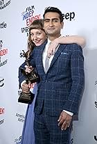 Kumail Nanjiani and Emily V. Gordon at an event for 33rd Film Independent Spirit Awards (2018)