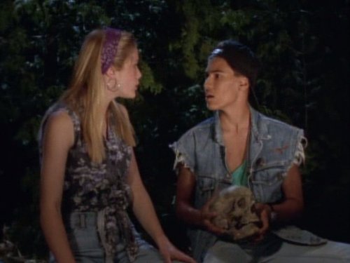 Rachel Blanchard and Jason Alisharan in Are You Afraid of the Dark? (1990)