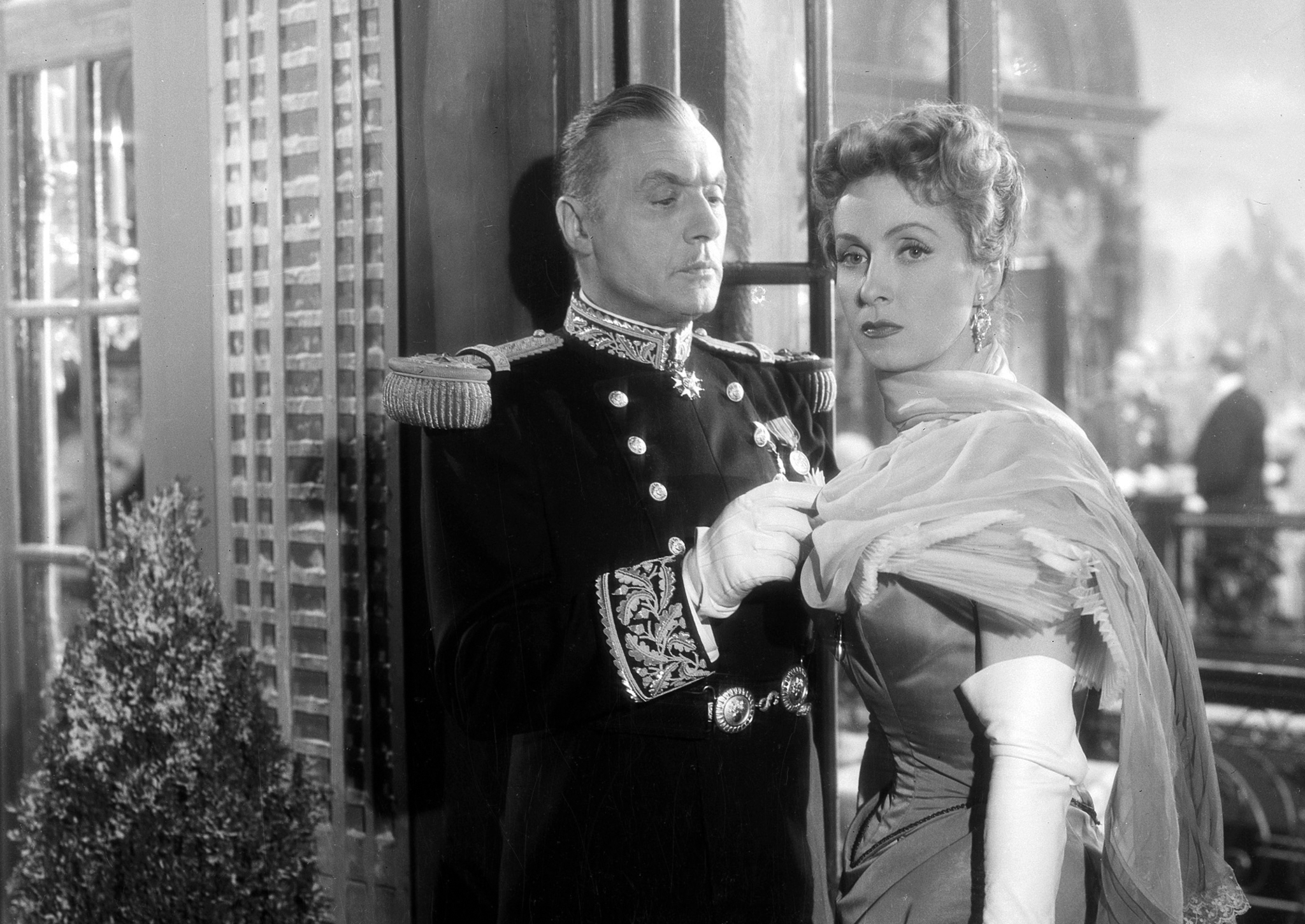 Charles Boyer and Danielle Darrieux in The Earrings of Madame De... (1953)