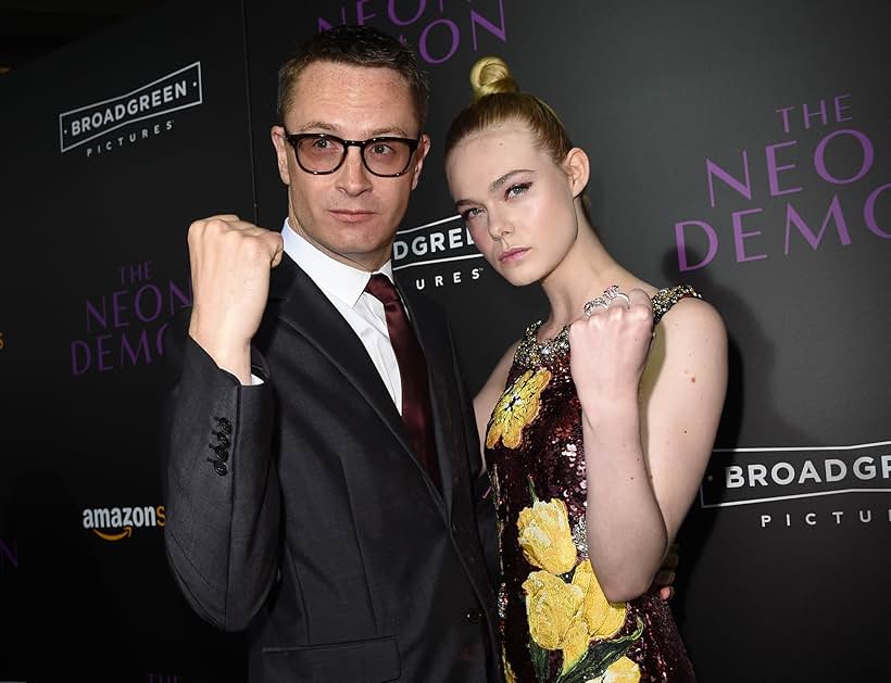 Nicolas Winding Refn and Elle Fanning at an event for The Neon Demon (2016)